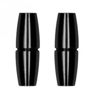 Magnetic Nipple Clamps - Sensual Cylinder - Black