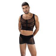 Fishnet Armor 2 Piece Set Black - OS