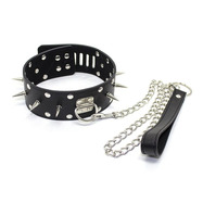 Leather Collar Spiked