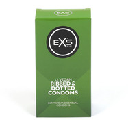 EXS Ribbed and Dotted - Condoms - 12 Pieces